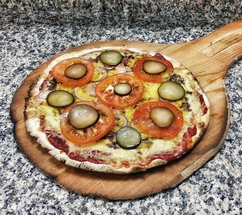 Pizzeria La Tourtière : Découvrez notre pizza Piz'Burger